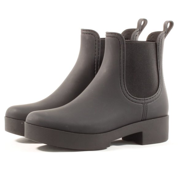 Jeffrey Campbell Shoes - Jeffrey Campbell Waterproof Sort Rain Boots Black